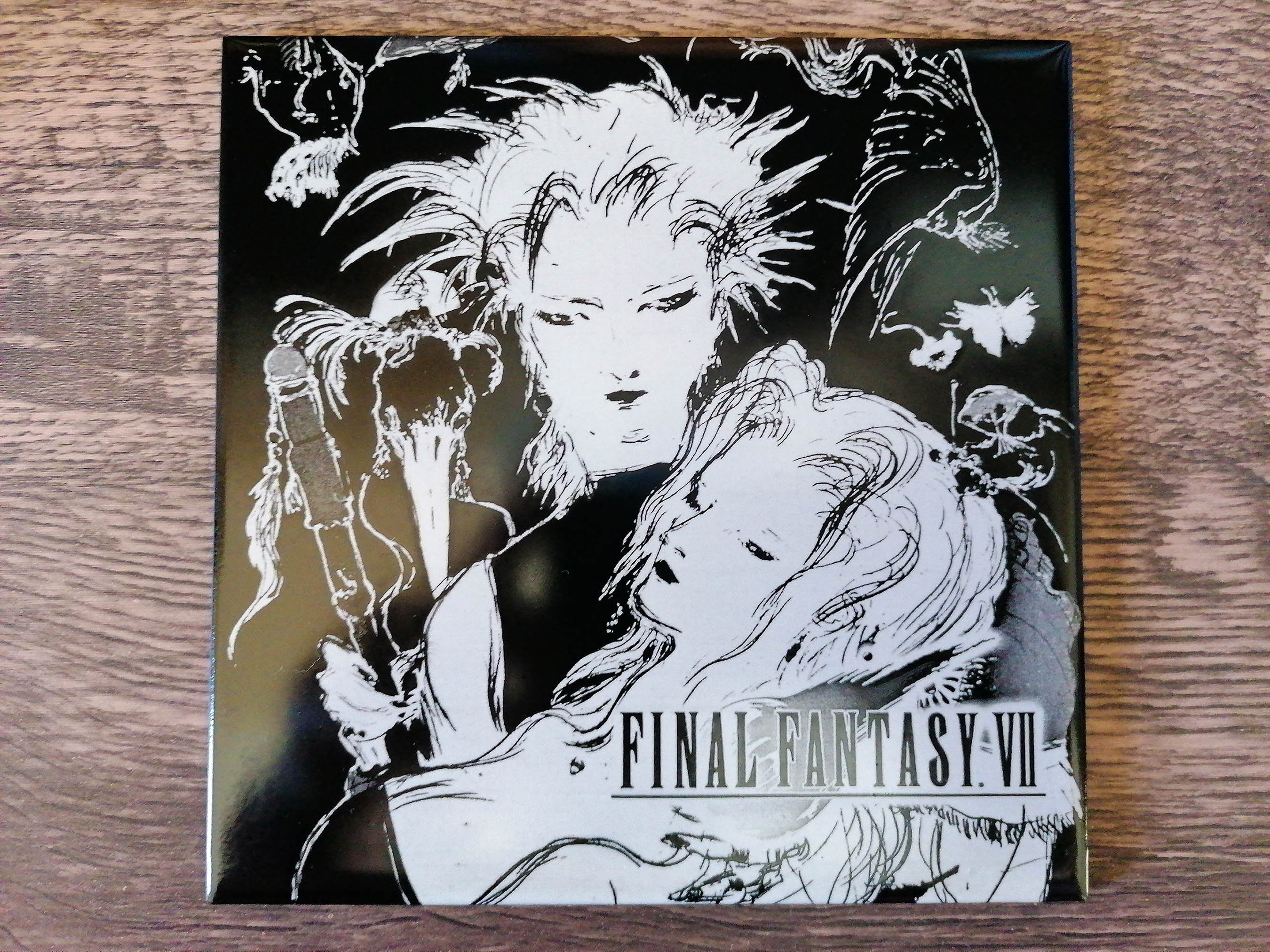 アクセサリー・ヘアアクセサリー Limited FFVII Art Scarf Yoshitaka Amano Yoshitaka Amano Heel FF7 Final Fantasy VII Art From Japan