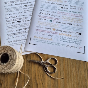 120 christliche Sprüchesticker mit Bibelversen Bibelzitaten und Ermutigungen - Faithjournal - Journaling - Stickerbogen - Deutsch - Bibleart