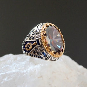 Mystic Topaz Gemstone Silver Ring, Good Energy Ring, Spiritual Silver Ring, 925 Silver Jewelry