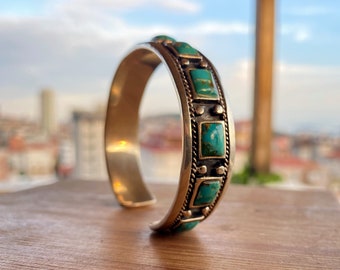 60－70s Navajo Turquoise Bangle