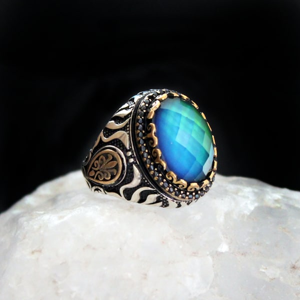 Mens Mood Ring (You'll Enjoy) Etsy