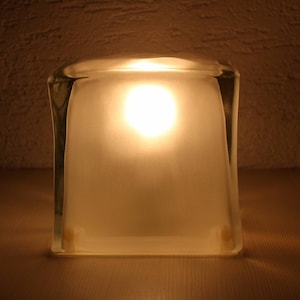 Iviken Ikea 1990 Glass Ice Cube Lamp Ice cube lamp