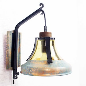 Lantern wall lamp by Doria Leuchten 60s