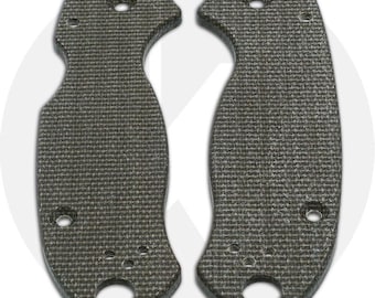 Knives Plus Spyderco Para 3 Micarta Scales – Brown
