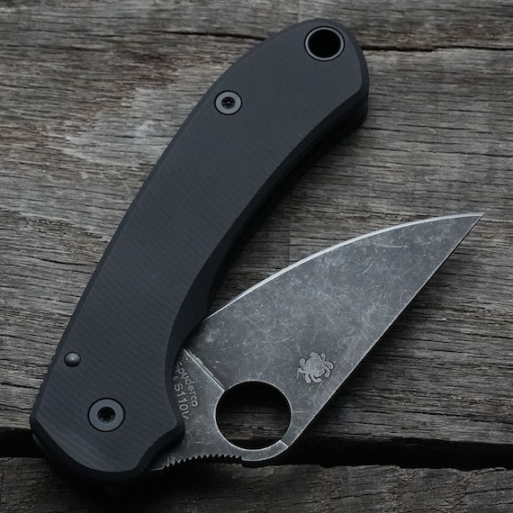 AWT Spyderco Para 3 SKINNY Scales – Agent Series – Various Anodized Colors