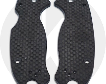 Knives Plus Spyderco Para 3 Carbon Fiber Scales