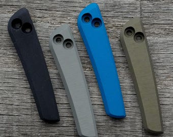 AWT Spyderco Pocket Clip for Various Models - Milled Aluminum - Anodized