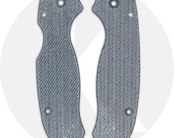 Knives Plus Spyderco Para 3 Blue Denim Micarta Scales