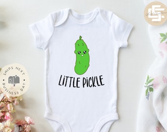Little Pickle Baby Onesie®, Pickle baby Onesie®, Pickle baby body suit. cute baby gift.