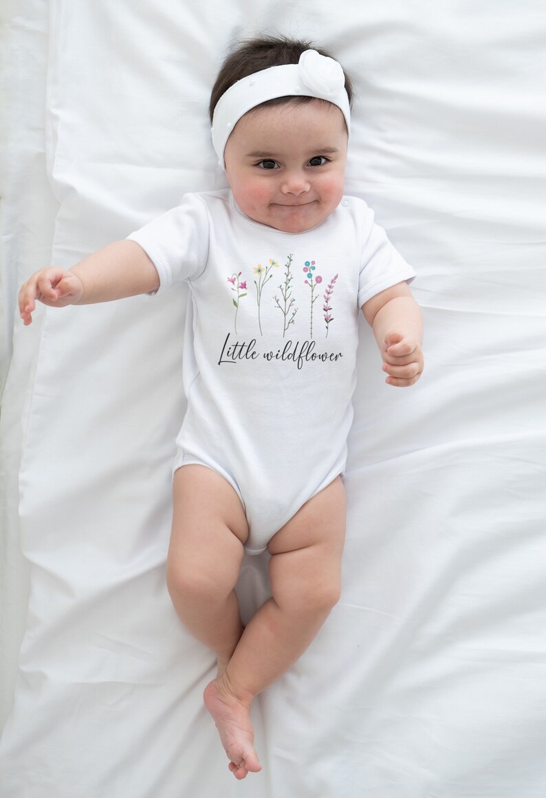 Little Wild Flower Baby Onesie®, Wildflower Baby Onesie®, Baby