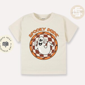 Spooky dude Toddler TShirt, Halloween kids shirt, Fall natural toddler Tee. Autumn kid tee