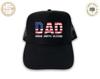 American Dad Foam Trucker Hat, Unisex Foam Trucker Hat, Trucker hats, Fathers Day Hat Gift