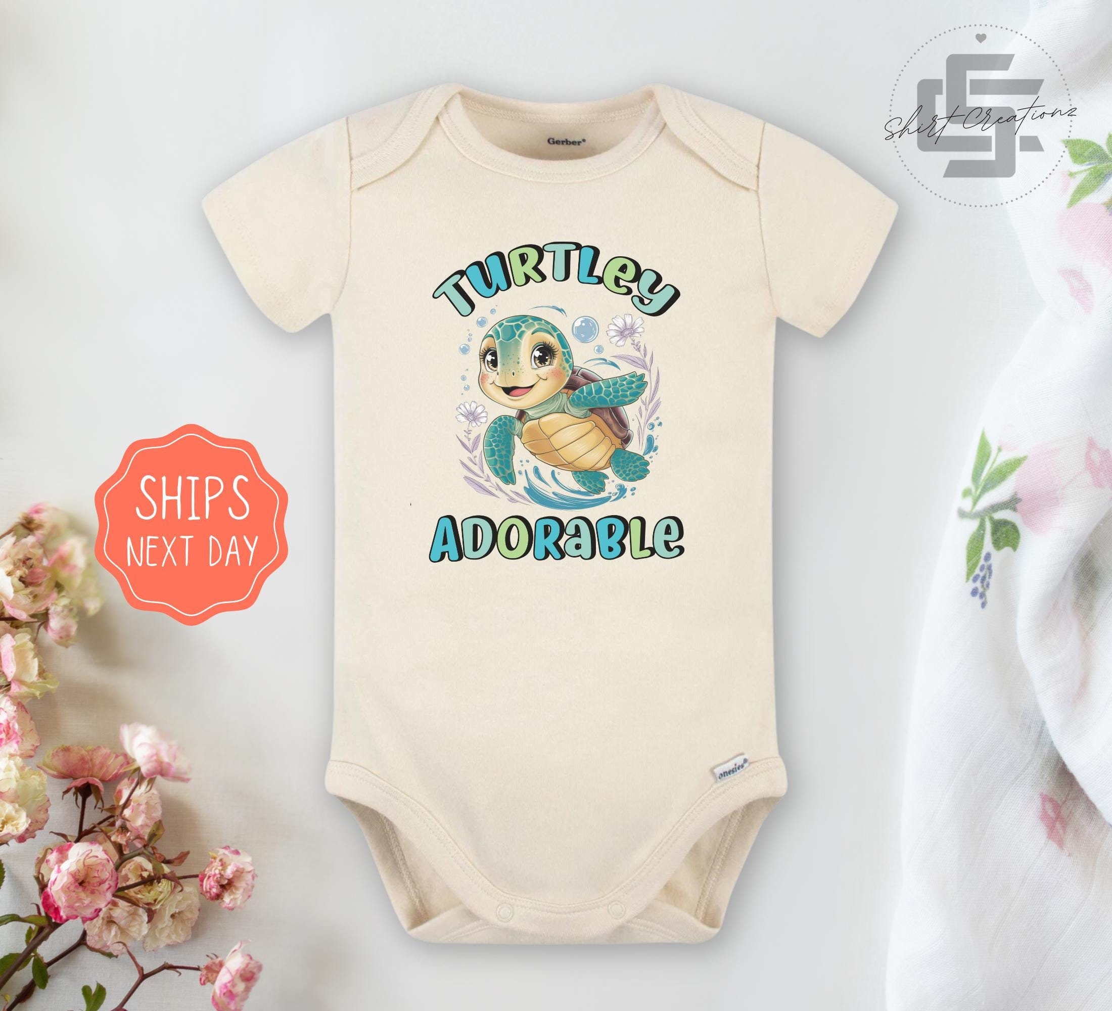 Gerber Teenage Mutant Ninja Turtles Cotton Onesie - Short Sleeve, White, Unisex Baby Bodysuit - View #6
