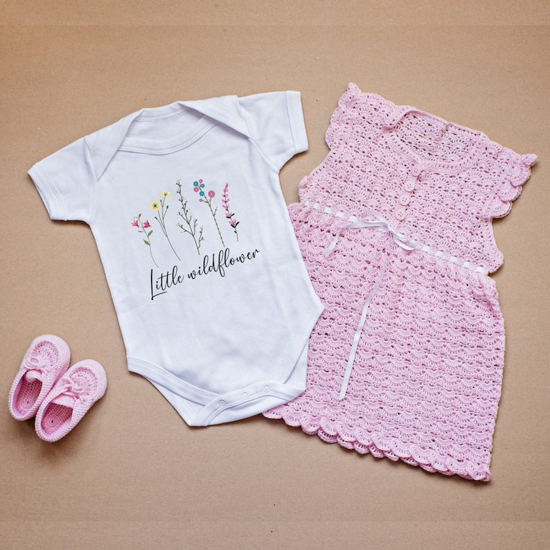 Little Wild Flower Baby Onesie®, Wildflower Baby Onesie®, Baby