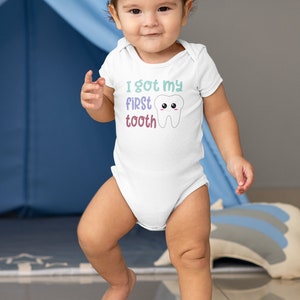 I Got My First Tooth Onesie® First Tooth Onesie®, My First Tooth ...