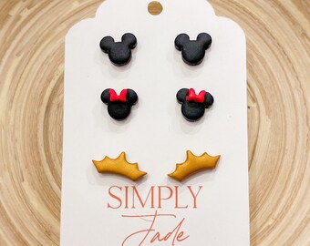 Disney Stud Pack Clay Earrings