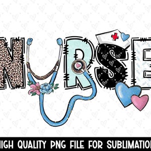 Cute Nurse Sublimation Design Png, Nurse Png, Nurse Life Sublimate Png, Leopard Nurse Png Files, Nursing Png, Nurse Flower png