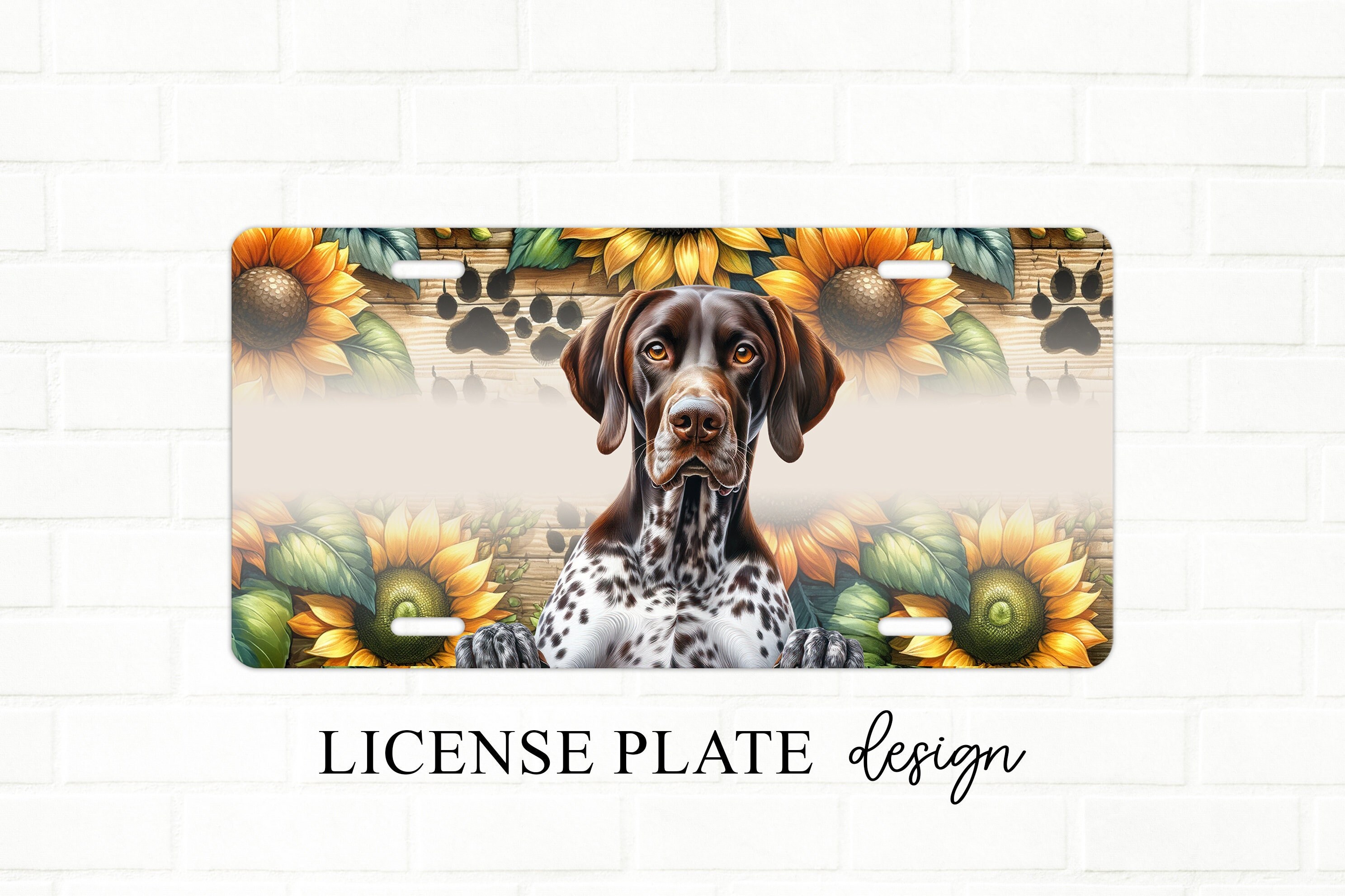German shorthaired pointer license plate hotsell