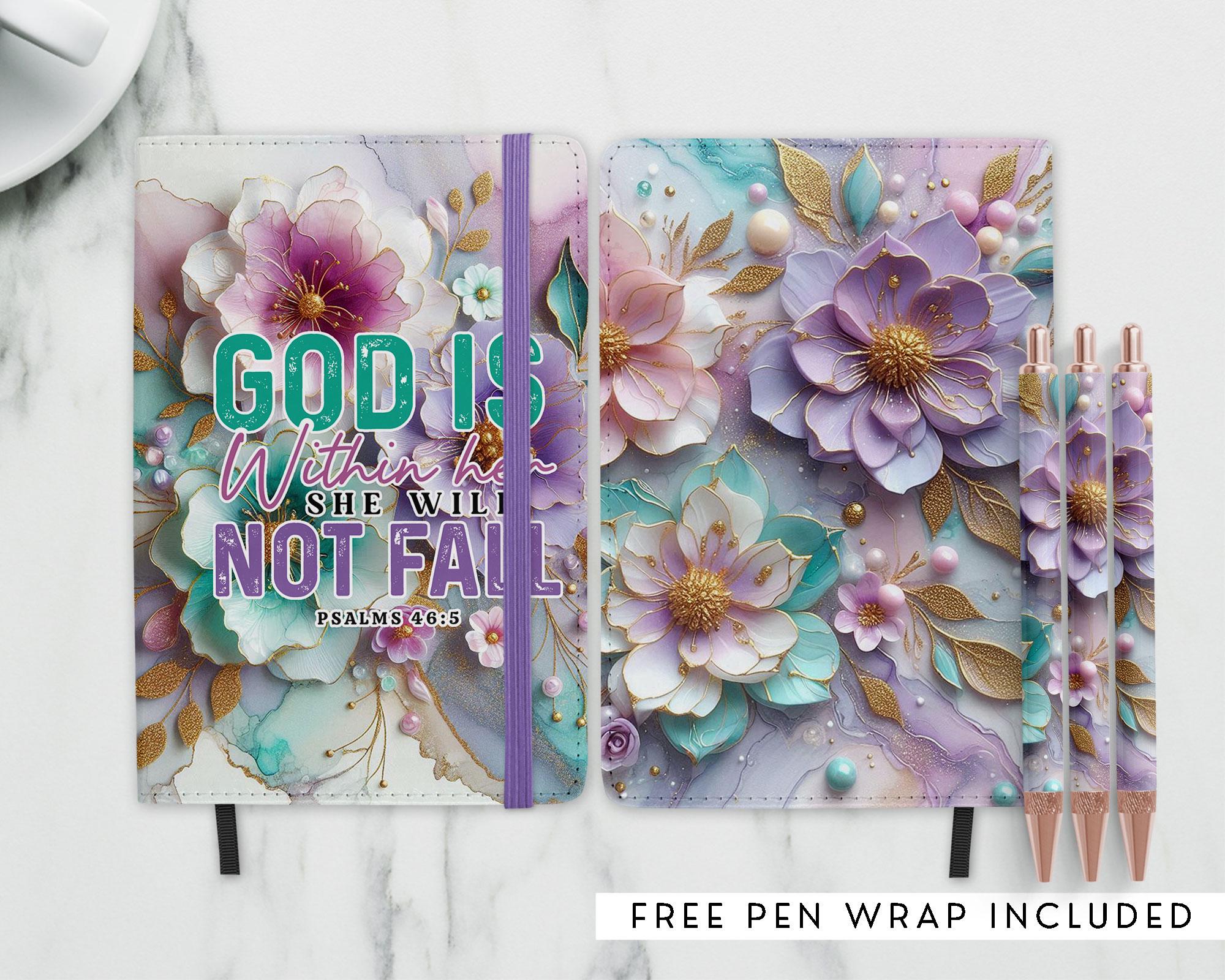 Faith Journal Cover PNG, Christian Sublimation Design, God is Within ...