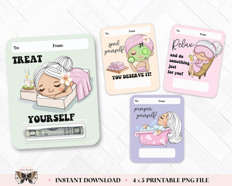 Posiadacze kart „Ciesz się pieniędzmi”: Dzień w spa PNG (pobranie cyfrowe) zdjęcie 1