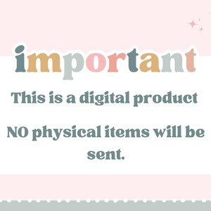 Pu&ograve; includere: Uno sfondo rosa con un rettangolo bianco che contiene il testo "importante" in lettere colorate. Il testo "Questo &egrave; un prodotto digitale NESSUN articolo fisico verr&agrave; inviato." &egrave; sotto la parola "importante".