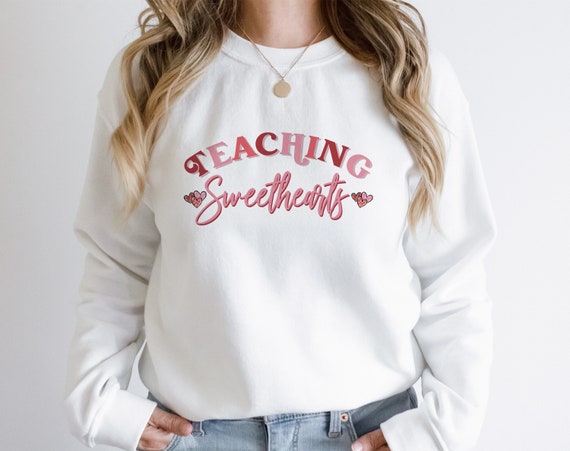 Valentines Day Gift Valentines Unisex Heavy Blend Crewneck Sweatshirt Valentines Day Sweatshirt Teachers My Class is Full of Sweet Hearts