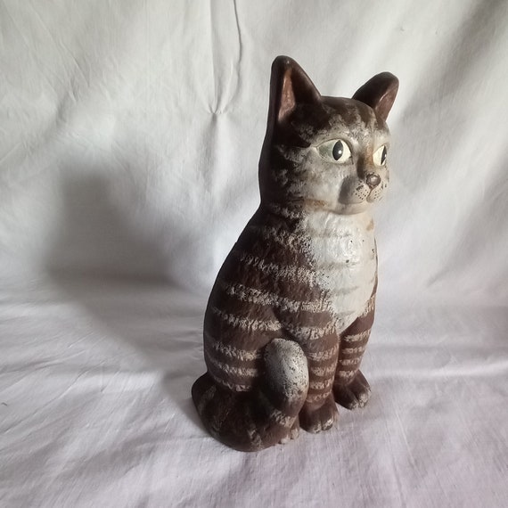 Vintage Cast Metal Cat Door Stop Etsy Canada