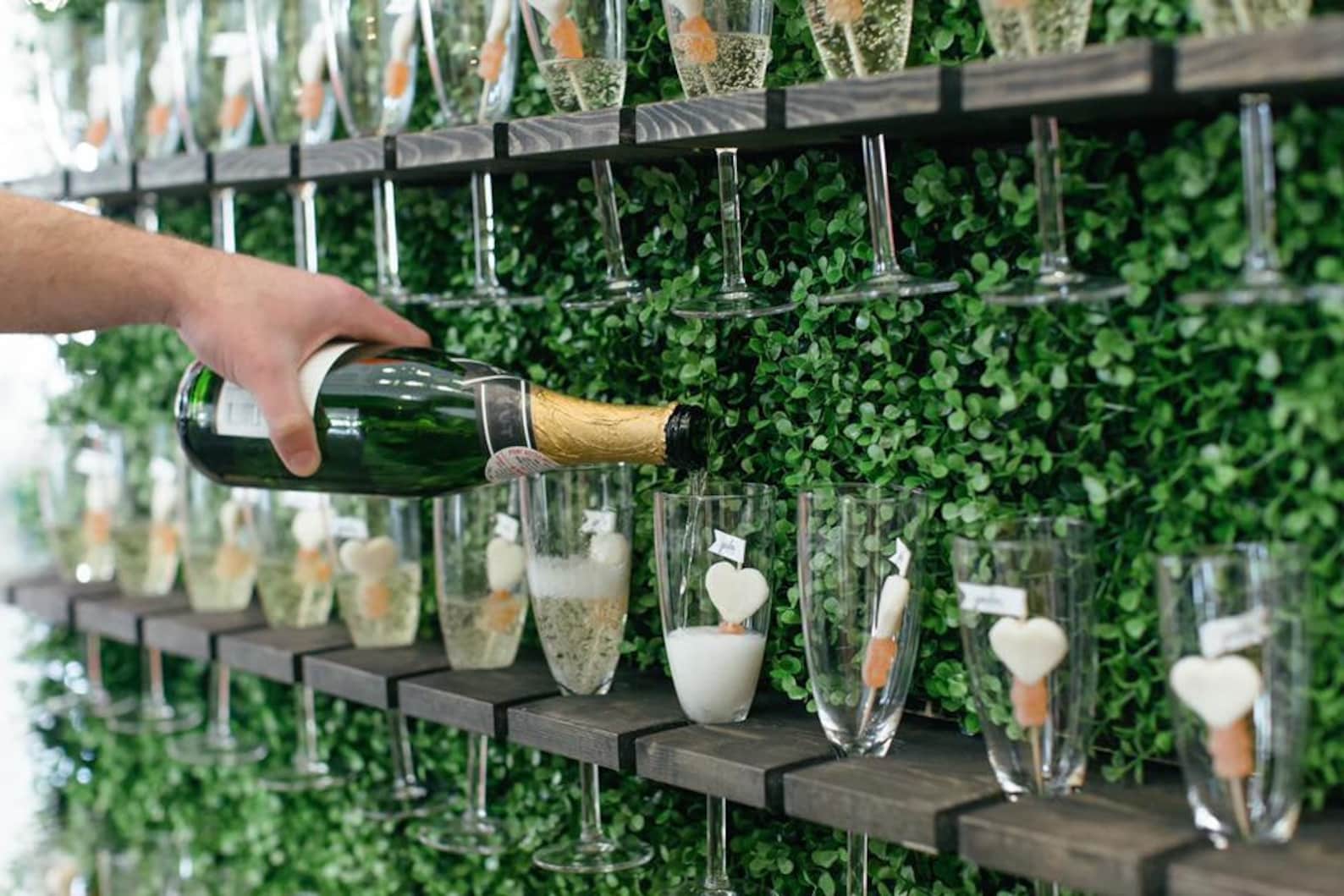 Custom Champagne Walls, Champagne Wall Purchase, Champagne Wall Rental