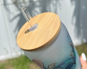 Stitch 16oz Frosted Libbey Cup With Straw Topper for Sale in Los Angeles,  CA - OfferUp