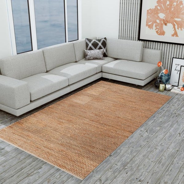 3x3 Brown Square Rug Etsy