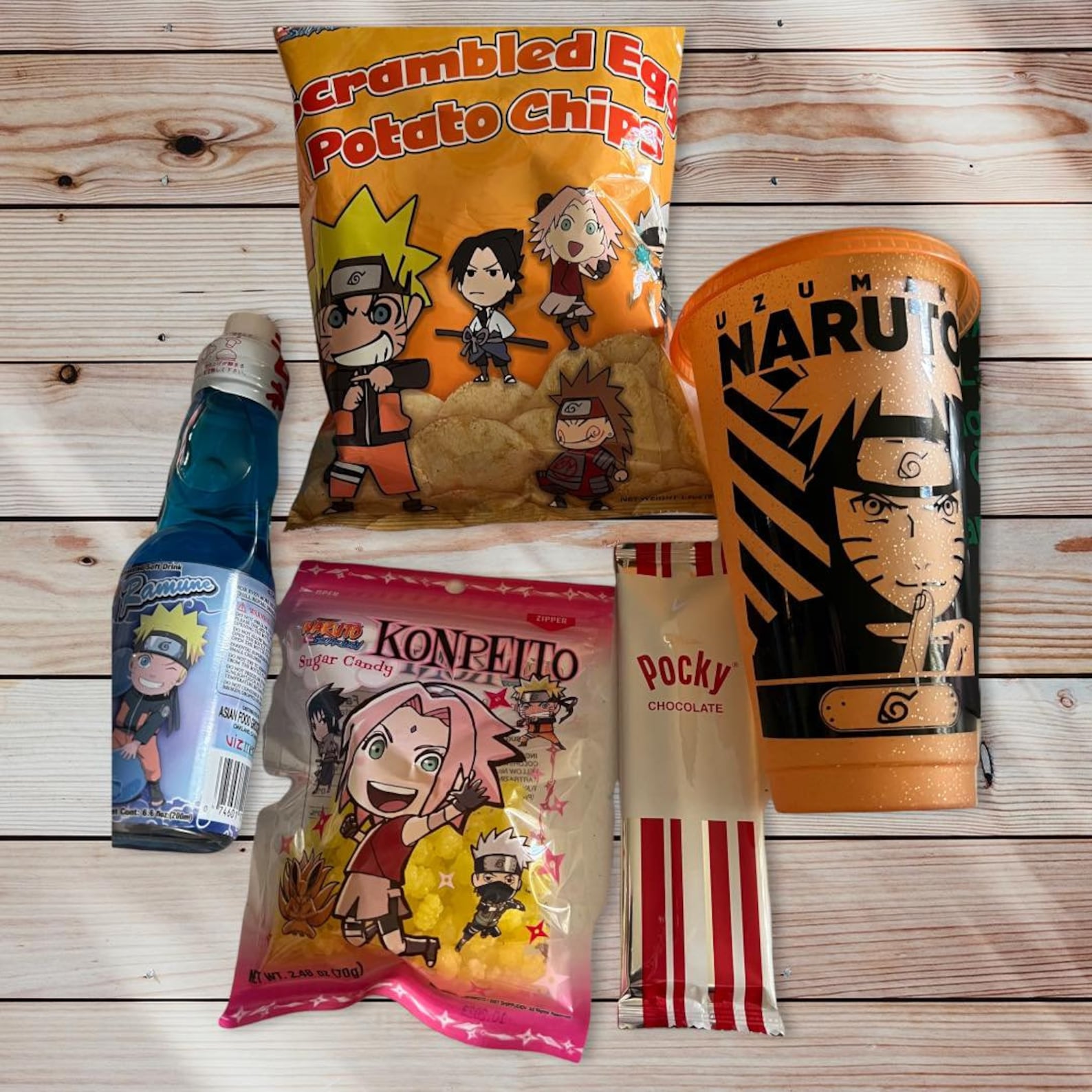 Naruto Themed Snack Box Etsy