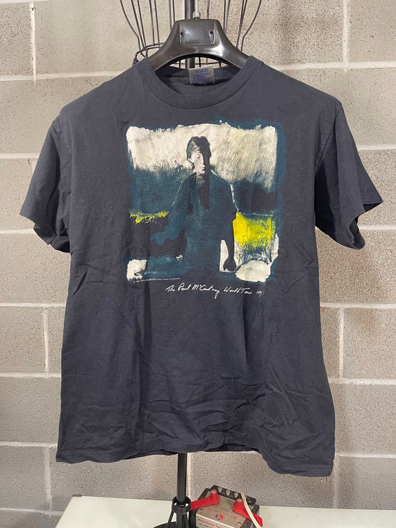 Vintage 1989 Paul McCartney World Tour Shirt 80s c