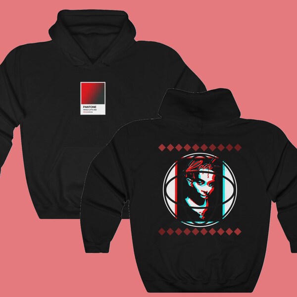 Playboi Carti Hoodies | Whole Lotta Red Album Cover Art | Pantone Color Card Sweatshirt | Custom Merch Gift |