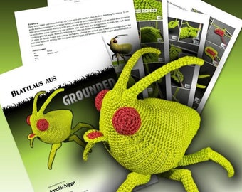 Crochet pattern [GER/ENG] Aphid (aphid) inspired by Grounded - Nerd Gaming Merchandise Fan-Art Merch