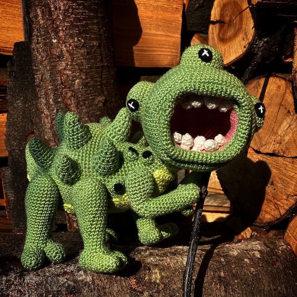 Snallygaster Plushie - Fallout 76 Merchandise Fanart Plüschtier Monster