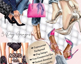 Glam Legs High Heels Clipart 1st Edition