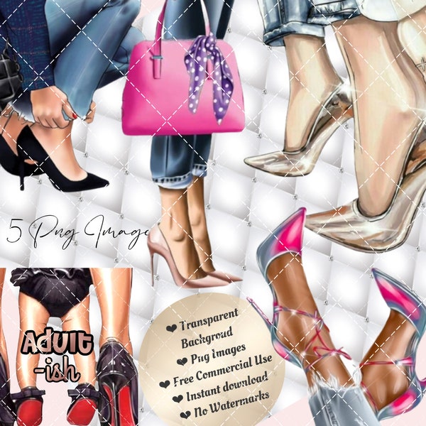 High Heel Clipart - Etsy