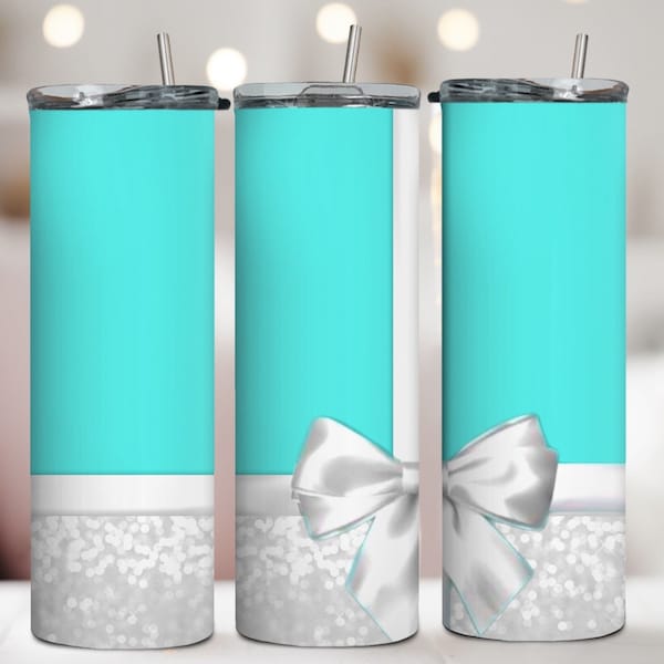 Glam Luxury Designer Purse 20oz Tumbler Wrap, Fashion Illustration PNG, Turquoise, Teal, Bride Blue, Fashion Girl, Bestseller, Digital Paper