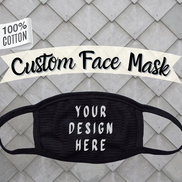 Custom Face Mask Etsy