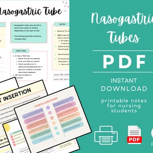 Nasogastric Tube Notes
