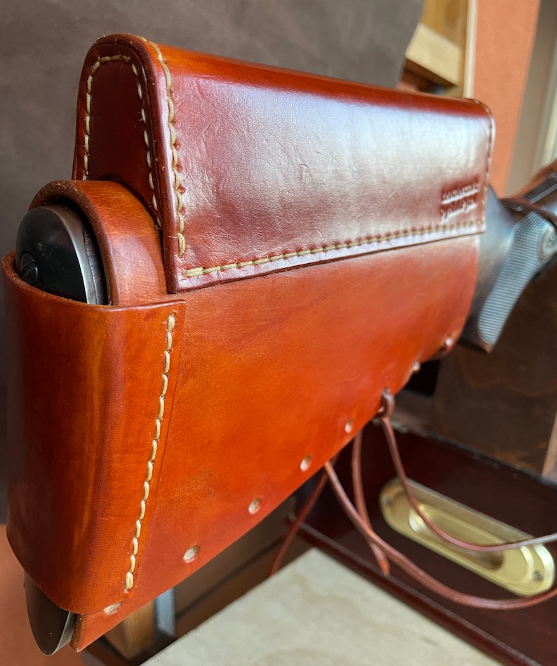 Custom Leather Rifle Stock Cover With Cheek Riser for Shiloh Etsy
