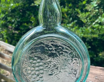 Italian Green Glass Decanter