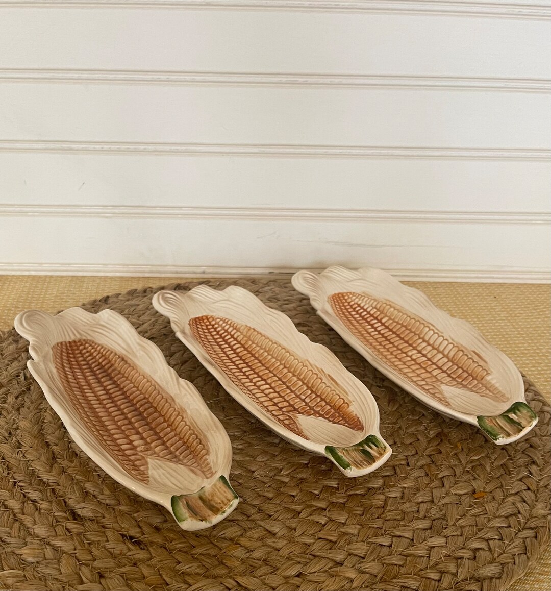 Corn Cob Dishes Set of Three Etsy Australia