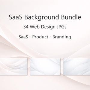 Light SaaS Background Bundle – Headers, UI, Sections (34 Backgrounds)