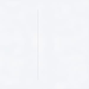 Op de afbeelding: Een witte achtergrond met vier dunne, verticale, lichtblauwe lijnen gelijkmatig verdeeld over de afbeelding. De lijnen zijn recht en lijken getekend met een fijne punt.