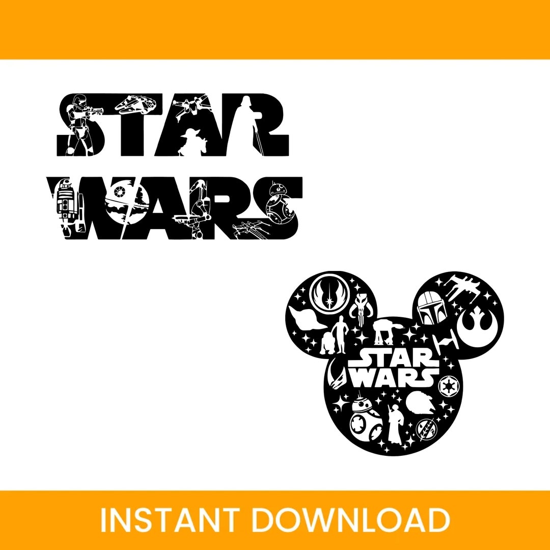 Darth Vader SVG Star Wars SVG Darth Vader Silhouettes Svg - Etsy