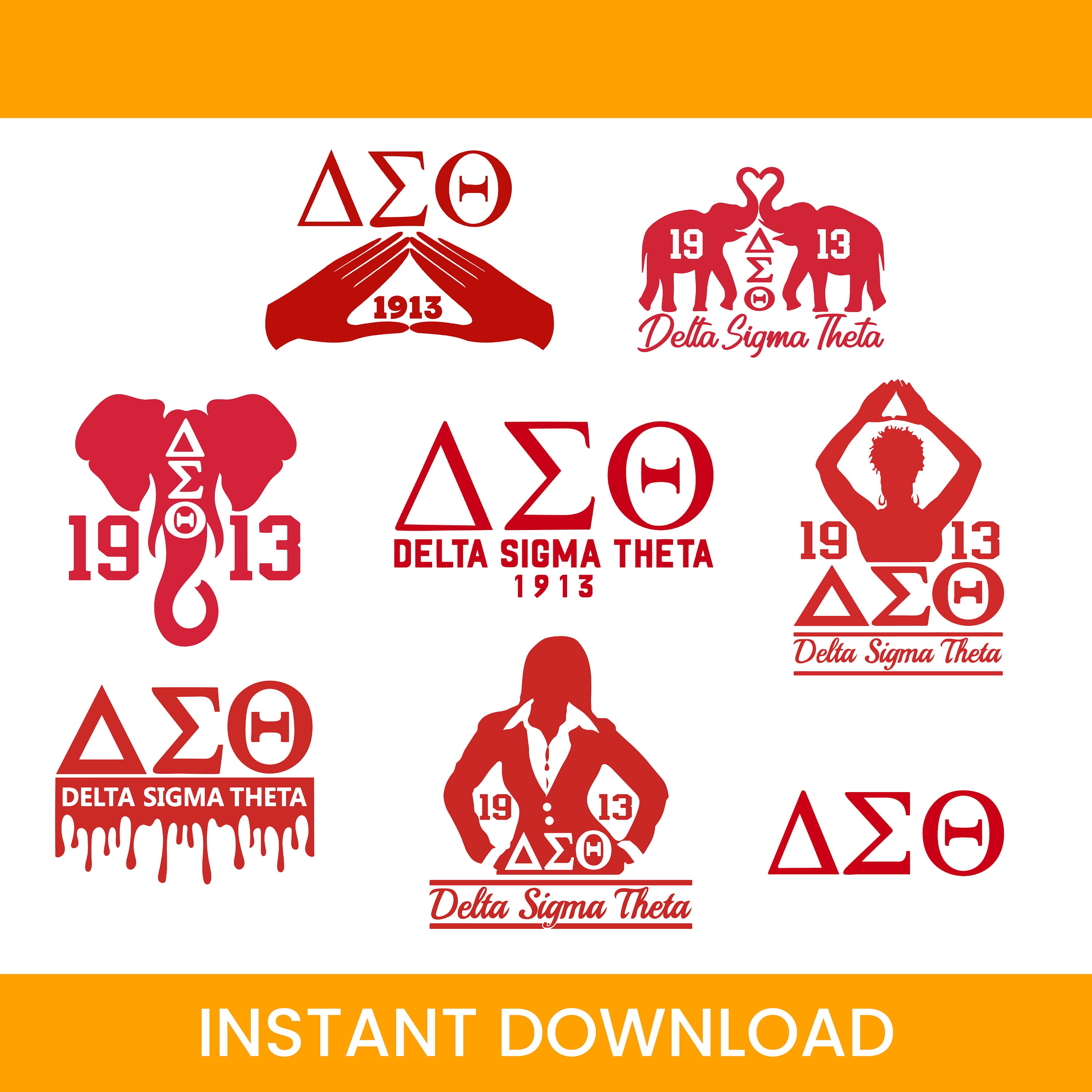 Delta Sigma Theta Svg Png 1913 Hand Sign Cut File Delta Etsy New Zealand