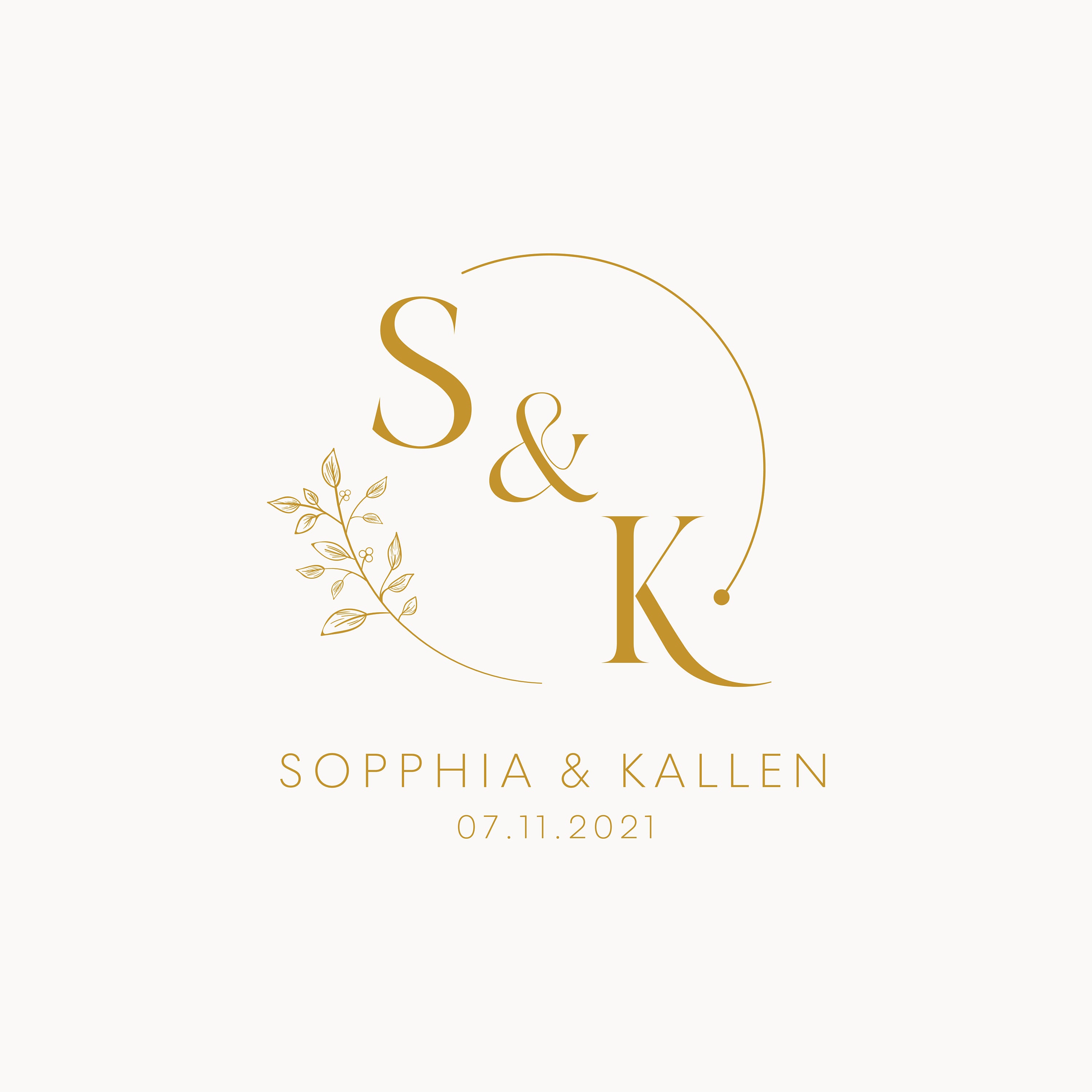 Elegant Wedding Monogram Wedding Logo Design Instant Etsy
