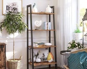 Rustic brown parikh 54.1 39 39 h x 22.1 39 39 w steel etagere bookcase perfect for storing any items collect and display