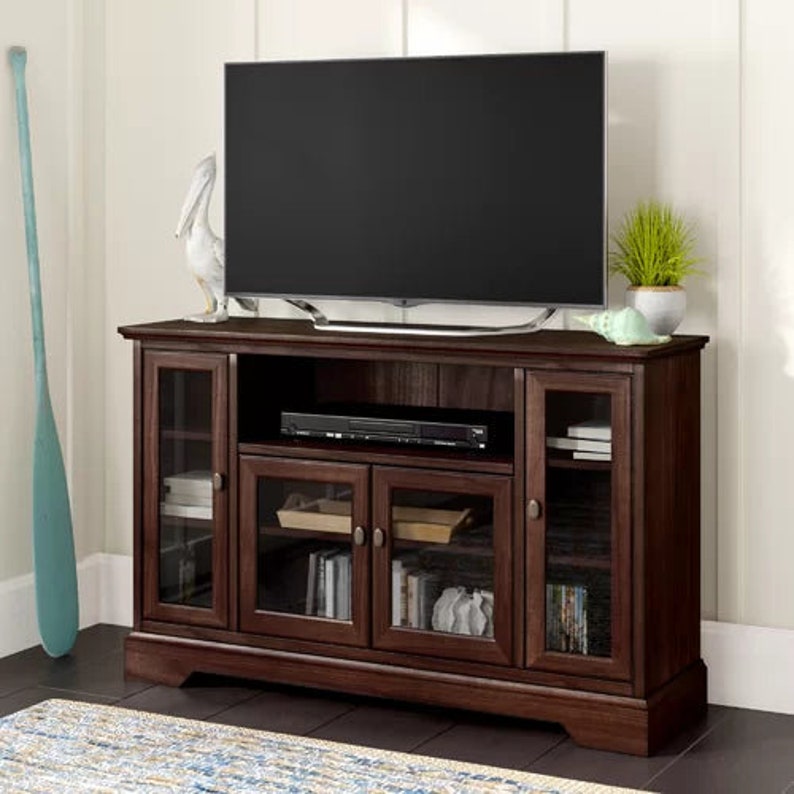 Broddi Tv Stand for Tvs up to 58 Features Molded Detail Etsy